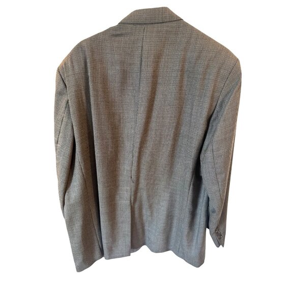 Lauren Ralph Lauren Men Wool Blazer Jacket Gray Houndstooth Pattern 2-Button 48R - Picture 2 of 15